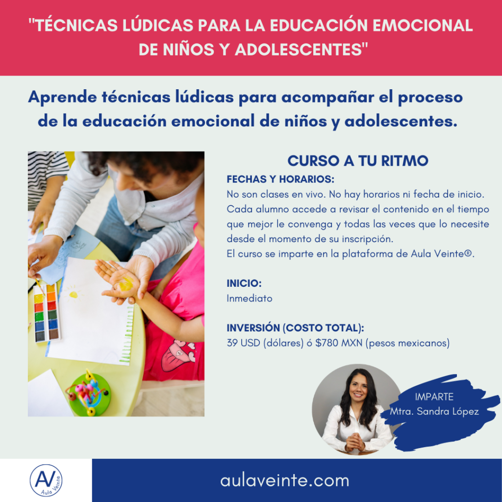 TÉCNICAS LÚDICAS PARA LA EDUCACIÓN EMOCIONAL DE NIÑOS Y ADOLESCENTES